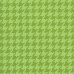 Ginger Snap - Houndstooth in Green