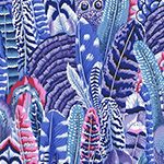 Kaffe Fassett Collective - Feathers in Cool