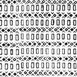 Indah Batiks - Linear Box Rectangles in Chalk