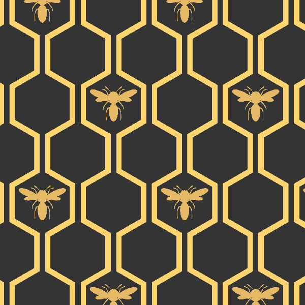 Devonstone Queen Bee - Bee Geo in Black and Honey - Click Image to Close