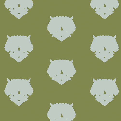 Esoterra - Triceratops Olive - Click Image to Close