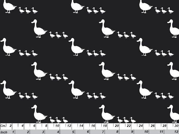 Ducks in Black - Click Image to Close