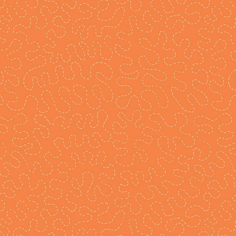 Back to Basics - Meander in Orange - Click Image to Close