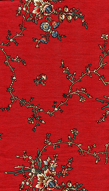 Dutch Heritage - Pattern 1027 in Red - Click Image to Close