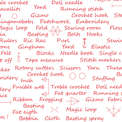 Sewing School - Index in Red - Click Image to Close