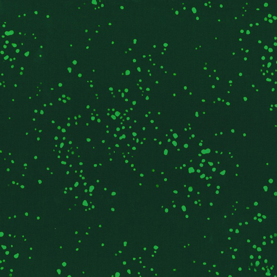 Indah Batiks - Splattered Dots in Ivy - Click Image to Close
