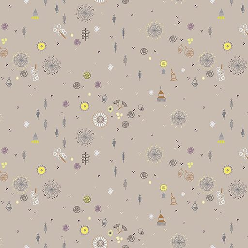 Sketch Book - Blossom Medley in Dust - Click Image to Close