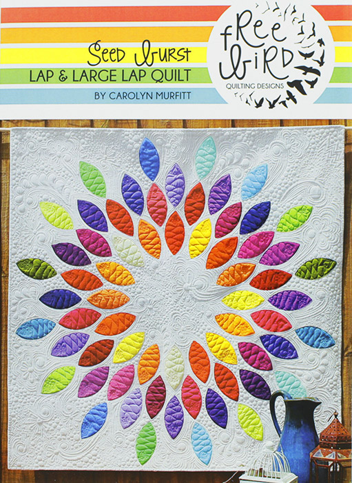 Seed Burst - Lap & Large Lap Quilt Pattern - Click Image to Close