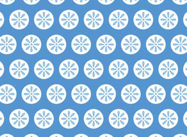 Fancywork Box - Daisy Dots in Blue - Click Image to Close