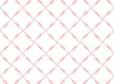 Fancywork Box - Ribbon and Bow Lattice in Pink - Click Image to Close