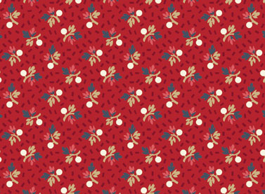 American Beauty - Small Floral in Red - Click Image to Close