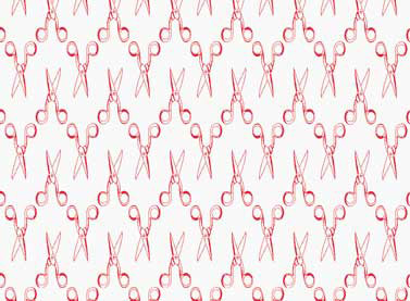 Basically Low - Scissor Chevrons in Red - Click Image to Close
