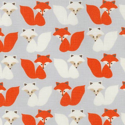 Woodland Pals 2 - Foxes in Grey - Click Image to Close