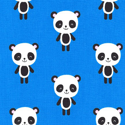 Urban Zoologie - Pandas in Blue - Click Image to Close