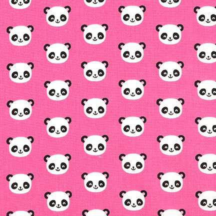 Urban Zoologie Mini - Pandas in Pink - Click Image to Close