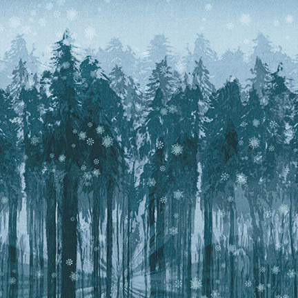 Sugar Plum - Winter Forest in Midnight - Click Image to Close