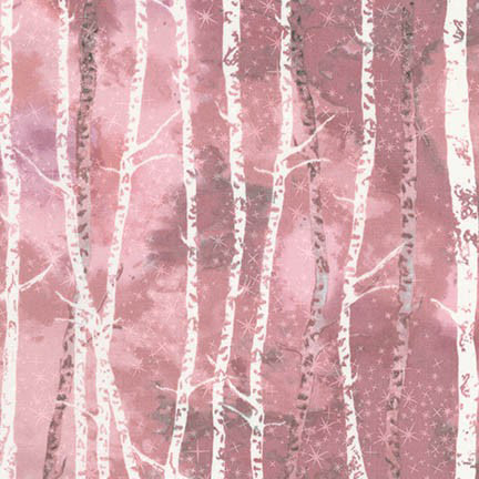 Sugar Plum - Winter Birch in Rose - Click Image to Close