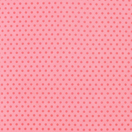 Spot On - Small Spots in Bubble Gum - Click Image to Close