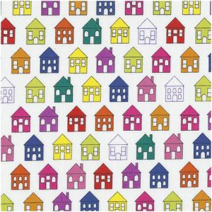 Quilters Basic Perfect - House on White - Click Image to Close