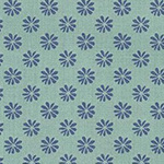 The English Garden - Floral Dot in blue