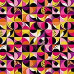 Jewel Tones - Mosaic in Pink