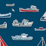Marina - Boats in Blue