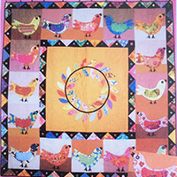 68 inch square Birdsong Quilt Pattern