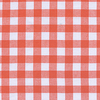 Checkers - Half Inch Gingham in Coral