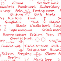 Sewing School - Index in Red