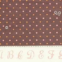 Lighthearted - Dots & Flowers in Brown