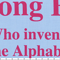 First of Infinity - Alphabet Song in Purple
