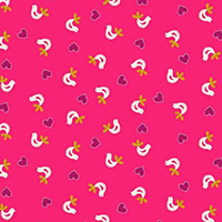 Papillon - Birds in Pink