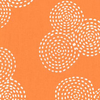 Stitch Circles in Orange