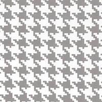 Everyday Houndstooth in Stone