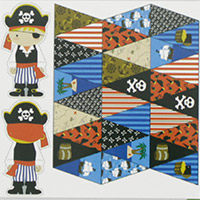 Pirate Bunting and Softie Kit