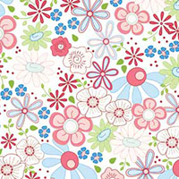 Fancywork Box - Mixed Floral in Multi
