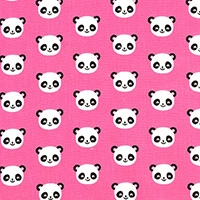 Urban Zoologie Mini - Pandas in Pink