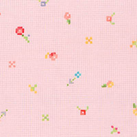 Woodland Clearing - Small Pixels Lawn in Coral