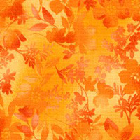 Courtyard Textures - Leaves in Tangarine