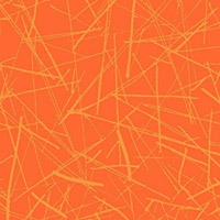Kaleidoscope - Lines in Tangerine