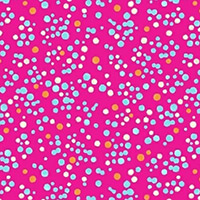 Kaleidoscope - Dots in Fucshia