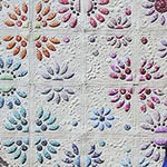 Divided Blooms - Large Lap Quilt Pattern