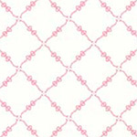Fancywork Box - Ribbon and Bow Lattice in Pink