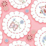 Fancywork Box - Doilies in Pink