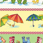 Puddle Jumpers - Boots, Umbrellas and Frogs in Multi