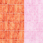 Jetty - Wall Tile in Nectarine (FWoF)