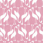 Pond - Cranes in Rose