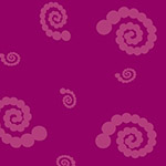 A Shout, A Whisper, A Text - Swirly Pearl Girl in Plum