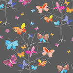 Kaleidoscope - Butterflys in Charcoal