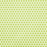 Green Dots on White